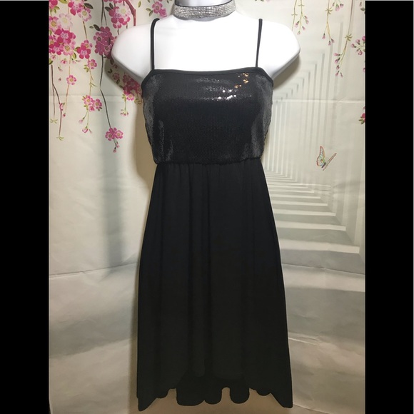 Hollyworld Dresses & Skirts - Hollyworld  Black Sequin Juniors Dress Size 14